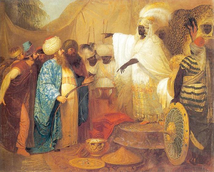 Franciszek Smuglewicz Ethiopian king meeting ambasadors of Persia china oil painting image